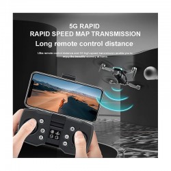 Интелигентен Дрон Night Craft 969 Aerial Drone 4K HD GPS с 2 лещи сгъваем безчеткови мотори и 2 батерии