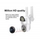 IP Камера Q135 3MP 1080P ( APP:V380PRO ) HD 360 градуса с микрофон и високоговорител и LED светлина