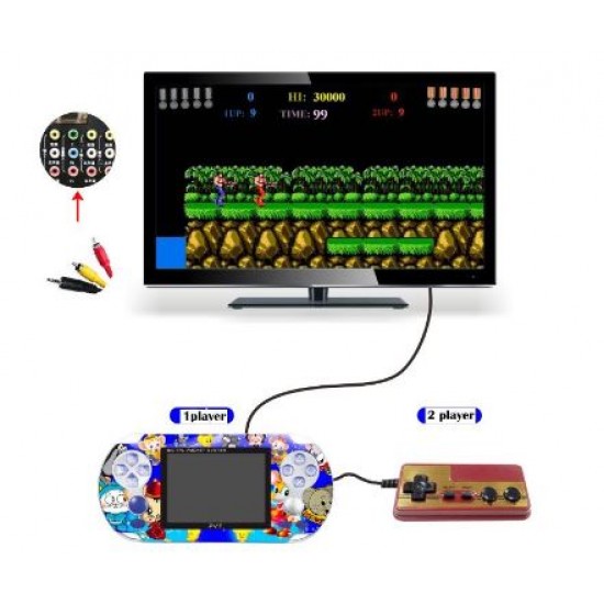 PVT-Pro Преносима игрова конзола Retro 500 игри в 1