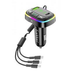EARLDOM M105 FM 3.1A. модулатор трансмитер (1 USB изход + 1USB-C, Bluetooth)