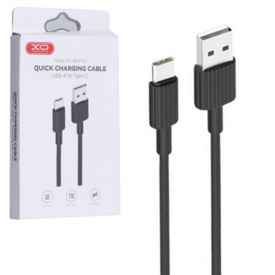  XO-NB-P156 Кабел Fast 3A USB към Type-C 1M - Черен