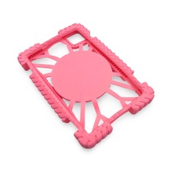 G78 Силик. Детски Калъф+стойка и ръбчета за Таблети 9", 10", 11" - Розов