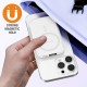 NJ25 PD 20W Magsafe с LED индикатор (ЧЕРЕН) 2 кабела USB-C и Lightning 10,000MAH Безжично Зареждане