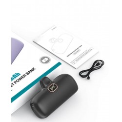 Компактна Външна батерия Powerbank PD20W Type-C LS-TC  5,000mAh - Черен