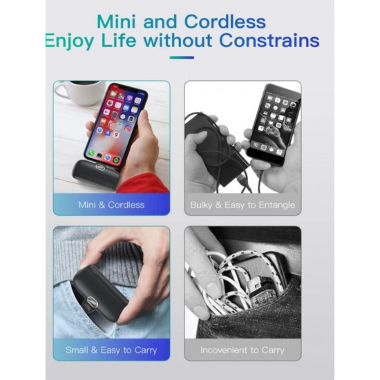 Компактна Външна батерия Powerbank PD20W Type-C LS-TC  5,000mAh - Черен