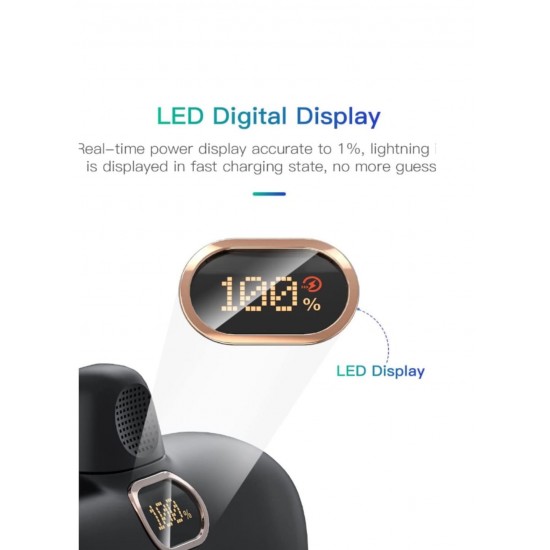 Компактна Външна батерия Powerbank PD20W Type-C LS-TC  5,000mAh - Черен