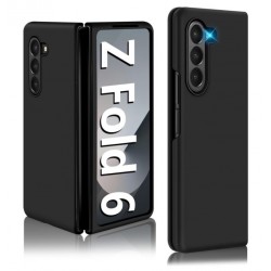 Z15 Silicone case за Samsung Z Fold 7 от 2 части - Черен