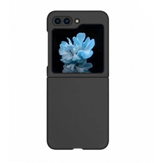 Z16 PVC case за Samsung Z Flip 6 от 2 части - Черен