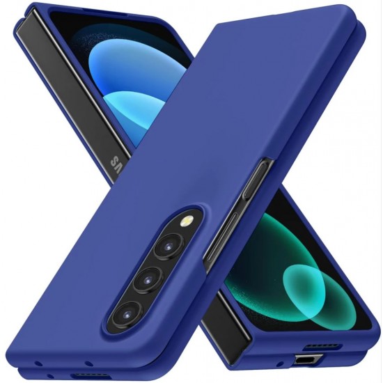 Z16 PVC case за Samsung Z Fold 7 от 2 части - Тъмно Син