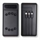 WUW U44 2A POWER BANK С ВГРАДЕНИ КАБЕЛИ - 20,000 mAh - Черен