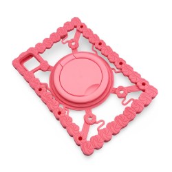 G79 Силик. Детски Калъф+стойка и плодове за Таблети 9", 10", 11" - Розов