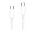 EARLDOM кабел EC-163C-C 60W USB-C към USB-C - Бял