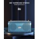 Преносима тонколона KISONLI KS-2003 5W - Син TF карта, USB, FM радио, зареждане тип C