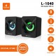 Тонколони KISONLI L-1040 светещи AUX, 2x2.5W