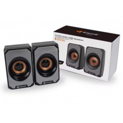 Тонколони KISONLI KS-04 2.0, 2x3W, USB захранване, 3.5mm стерео