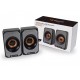Тонколони KISONLI KS-04 2.0, 2x3W, USB захранване, 3.5mm стерео
