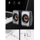 Тонколони KISONLI KS-04 2.0, 2x3W, USB захранване, 3.5mm стерео