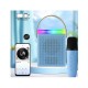 Преносима Tонколона KISONLI G22  Bluetooth (Черен) Караоке, USB, SD, FM, AUX LED RGB 