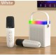 Преносима Tонколона KISONLI G22  Bluetooth (Черен) Караоке, USB, SD, FM, AUX LED RGB 