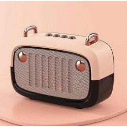 Преносима Tонколона KK-01 , BT,USB,SD,FM,AUX LED RGB - Златист