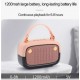 Преносима Tонколона KK-01 , BT,USB,SD,FM,AUX LED RGB - Златист