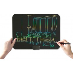 Графичен таблет Професионален за писане и рисуване YF15 12-инчова цветна дъска с драскулки Обучаващи