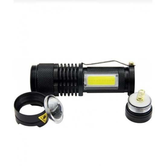 Фенер 5143 LED диод + COB светлина 3W.