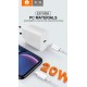 WUW T81 Зарядно с кабел PD20W Type-C към Type-C - Черен