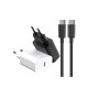 WUW T81 Зарядно с кабел PD20W Type-C към Type-C - Черен