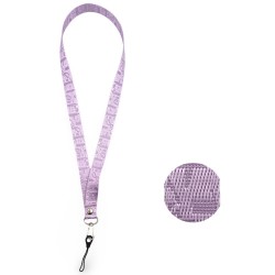  Лилав VRS-4 Дизайнерски универсални цветни връзки за врат с държач за значки, баджове, мобилни телефон и др