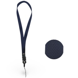  Тъмно Син VRS-3 Изчистени Универсални цветни връзки за врат с държач за значки, баджове, мобилни телефон и др