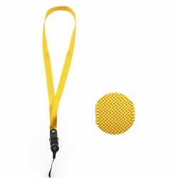  Жълт VRS-3 Изчистени Универсални цветни връзки за врат с държач за значки, баджове, мобилни телефон и др