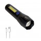 Фенер 513 LED диод + COB светлина 