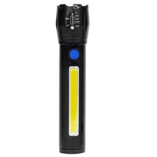 Фенер 513 LED диод + COB светлина 