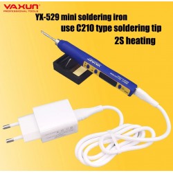 YAXUN YX-529 30W Професионален Поялник електрически керамичен нагревателен елемент безоловен 