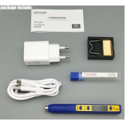 YAXUN YX-529 30W Професионален Поялник електрически керамичен нагревателен елемент безоловен 