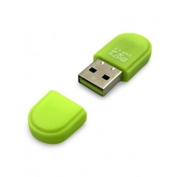 TF1 Високоскоростен USB четец на карти - Зелен