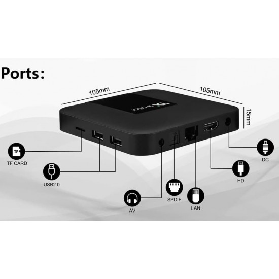 Смарт ТВ Бокс TX3 mini 2GB 16GB Bluetooth 2.1 Quad Core 64 Bits 2.4G/5G WiFi Smart 4K 