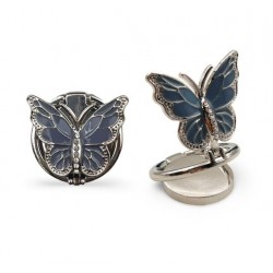 RG05 Ринг Форма Пеперуда - Тъмно Сив 