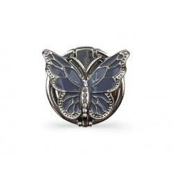 RG05 Ринг Форма Пеперуда - Тъмно Сив 