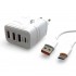 ALLISON ALS-W1085UE PD40W Зарядно с 1 USB-C изх. И 3 USBQC3.0 изх.  - USB към Type-C