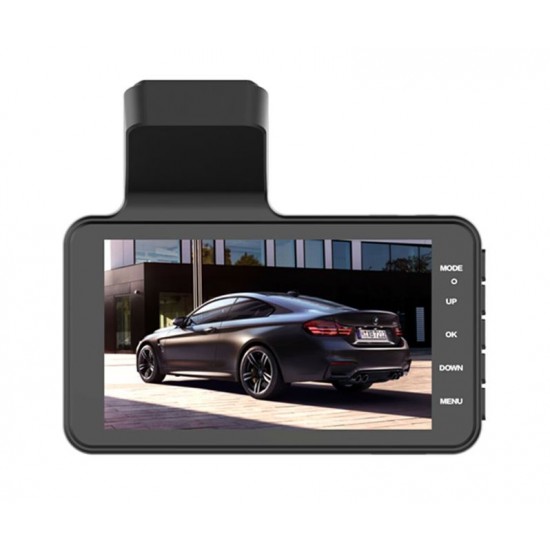 S2 1080P Автомобилен DVR камера с G-сензор Видеорекордер и Камера за задно виждане Двоен обектив HD