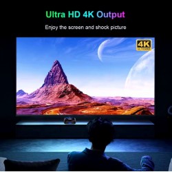 2025 HK1 RBOX K8S RGB TV 4K HDR ULTRA HD android 13.0 TV Stick 4GB+64GB 2.4/5G Wifi 100M-LAN порт Netflix Youtube Media Player