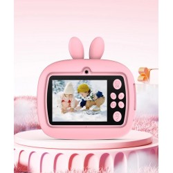 M300 Детски фотоапарат с моментално принтиране – 1080P HD (Розов)