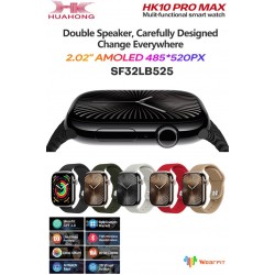 Всичко в 1 /// HK10 Pro Max (Silver) Smartwatch Смарт Чаовник 46mm – 2.02" AMOLED дисплей