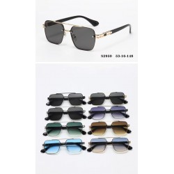  Слънчеви очила UV400 Мъжки Метал Черна Рамка 2950 - C4 - Тъмно Лилав