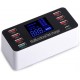 WLX-A9P 60W 8-портова USB зарядна станция - Зарежда няколко устройства едновременно, включва зарядни устройства за различни устройства