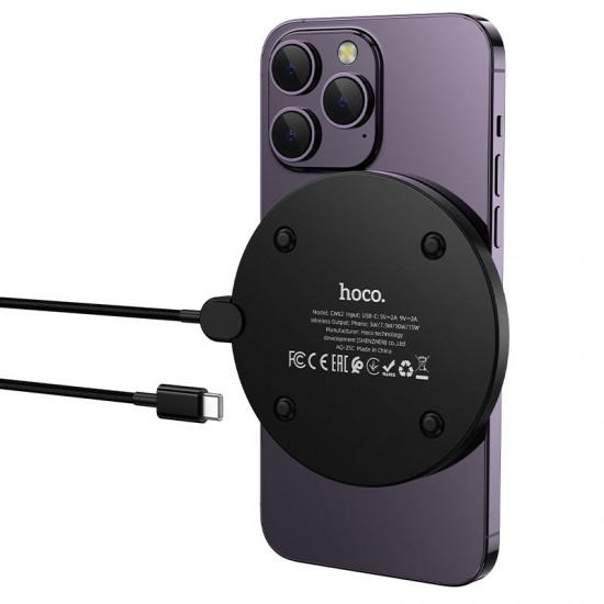 Безжично зарядно HOCO CW62 15W