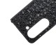 D70 Калъф с камъни за Samsung Z Fold 4 от 2 части - Черен
