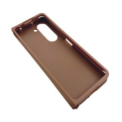 D70 Калъф с камъни за Samsung Z Flip 7 от 2 части - Златист